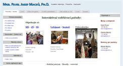 Desktop Screenshot of macku.cz