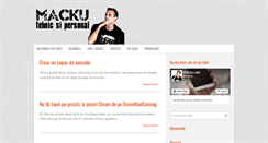 Desktop Screenshot of macku.net